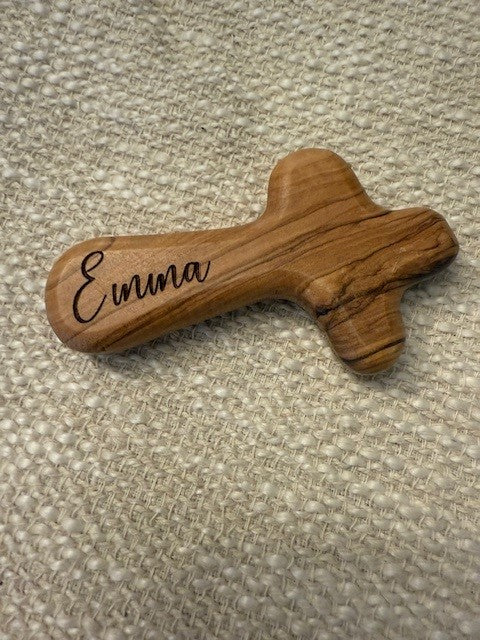 Olive Wood Comfort Cross