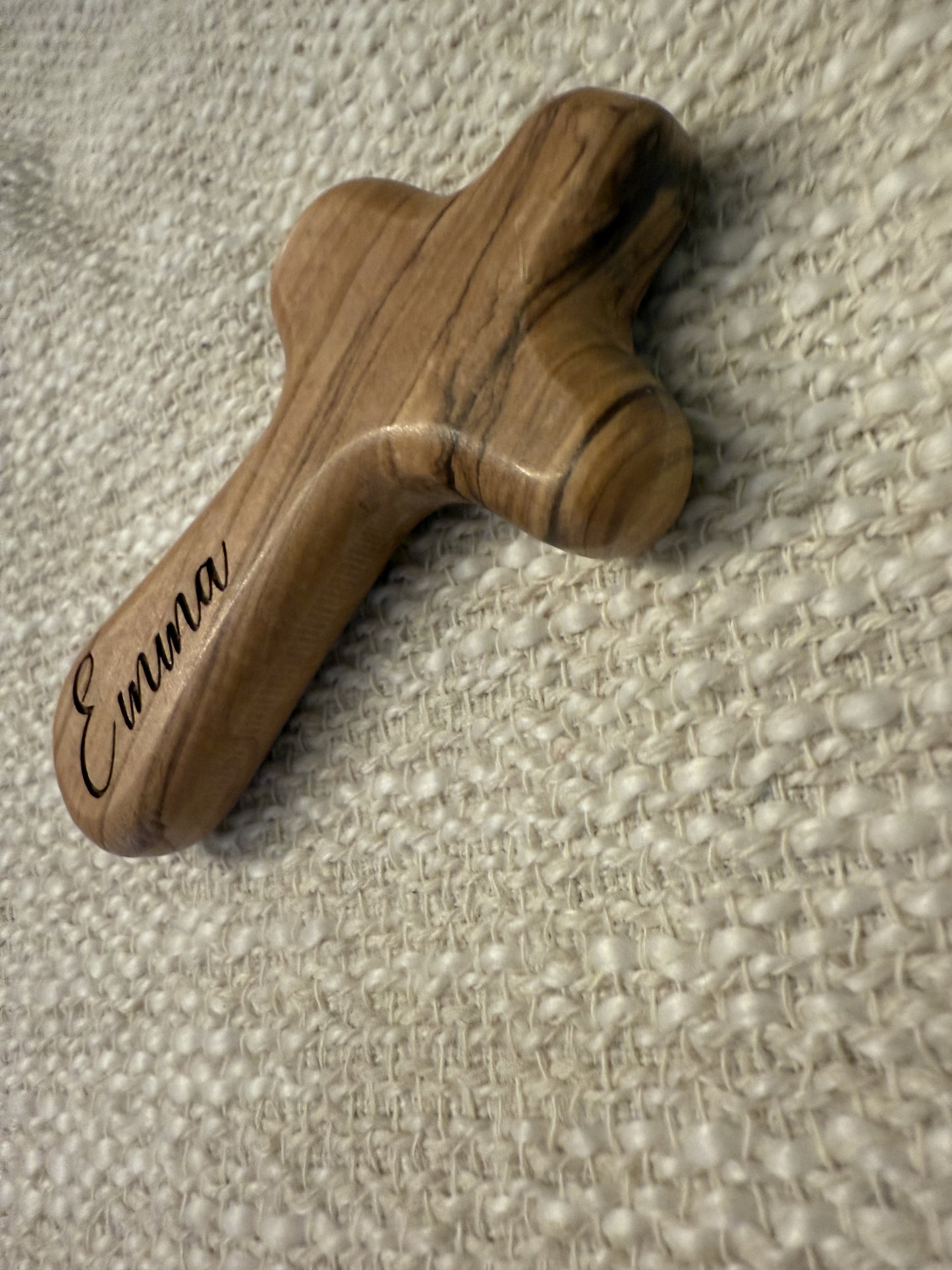 Olive Wood Comfort Cross