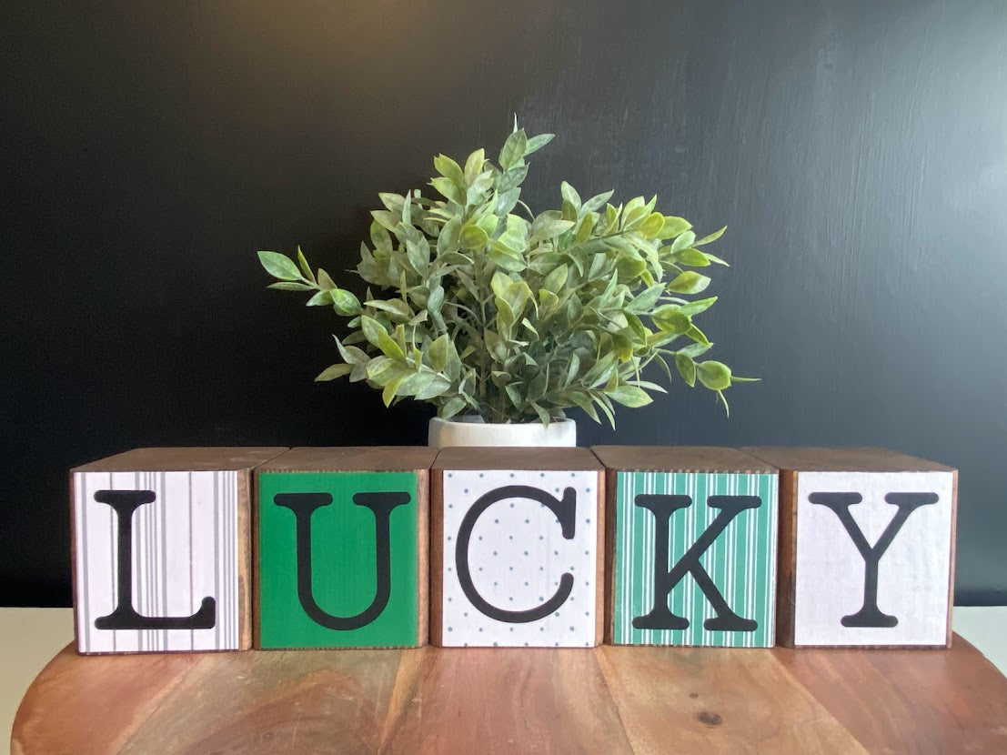 LUCKY Wood Blocks